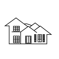 black and white houses are suitable for the world of construction