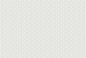 Fototapeta premium white brick wall may used as background
