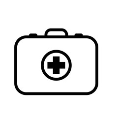 black and white first aid kit suitable for use in the world of health