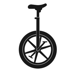 circus bike icon vector
