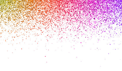Multicolor falling particles isolated