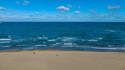 Sakarya Province, Karasu District sail and view from the beach