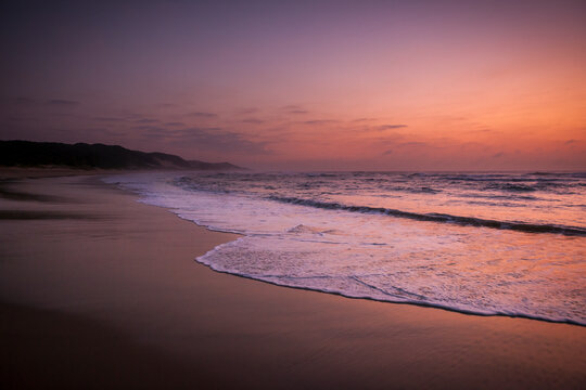 Beach scene at Thonga Beach Lodge. Mabibi. Maputaland. KwaZulu Natal. South Africa