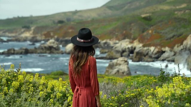 Spring time in Garrapata State Park in California near Big Sur.