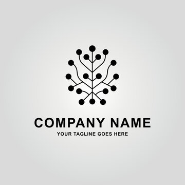 Logotipo De Diseño Para Empresa De Psicologia, Coaching. Trendy Logo Template