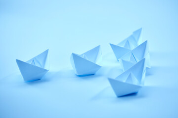 paper boats