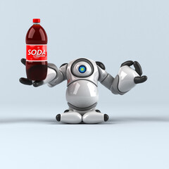 Big robot - 3D Illustration