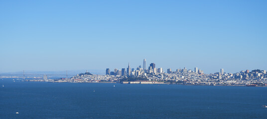 Fototapeta premium panorama of the city of San Francisco. daytime photo.