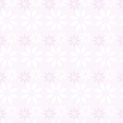 Flower pattern on light-pink background. Vector illustration for fabric, paper, wallpaper, background, decoration.