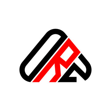 ORZ letter logo creative design with vector graphic, ORZ simple and modern logo.