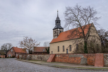 Village church in Wahrburg, Stendal, Saxony-Anhalt, Germany