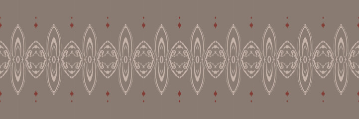 Batik Textile Motif ikat chevron seamless pattern digital vector design for Print saree Kurti Borneo Fabric border brush symbols swatches party wear