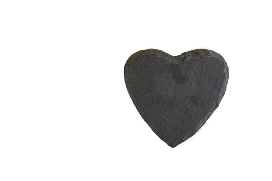 png transparent natural welsh slate heart shaped grey riven slate  isolated
