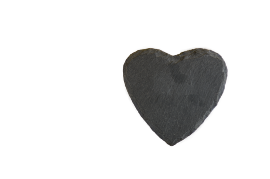 png transparent natural welsh slate heart shaped grey riven slate  isolated