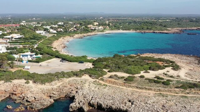 Espagne, sur l'&icirc;le de Minorque, Artrutx et cala en bosc