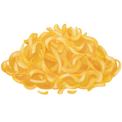 Watercolor cheese