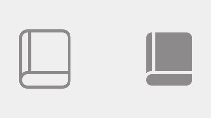 Book vector icon sign symbol