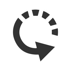 Agile filled universal icon ui ux element sign.