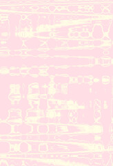 abstract pattern blends of cream and pink color on vertical background