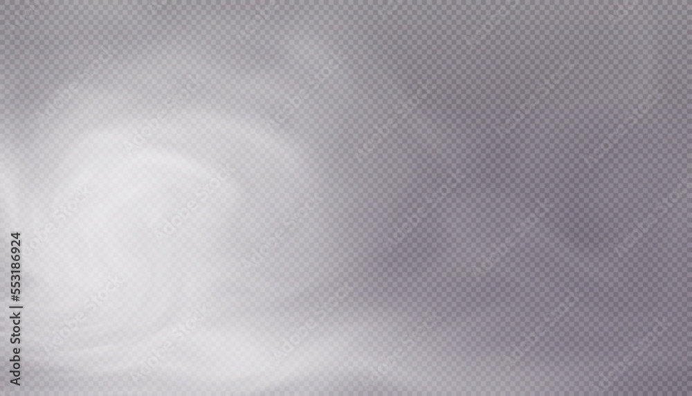 Poster translucent smoke isolated on a transparent background. steam effect special effect. vector texture 