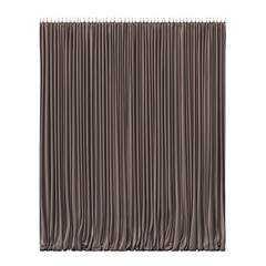 curtain isolated on a transparent background, 3D illustration, cg render