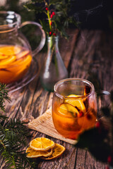 Weißer Glühwein