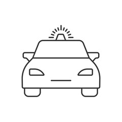 Ambulance line universal icon ui ux element sign.