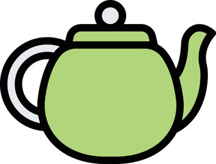 Teapot Vector Icon Design Illustration