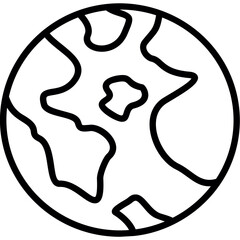 Obraz premium World Icon