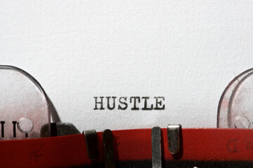 Hustle concept view