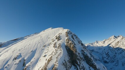 Fototapeta na wymiar The summit of Puy des Pourroys (2784m) in the Hautes-Alpes