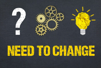need to change	