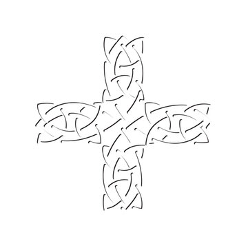 Celtic cross, logo icon