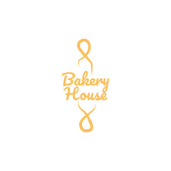 bakery vector logo design template. Vintage retro bakery logo badge or label 