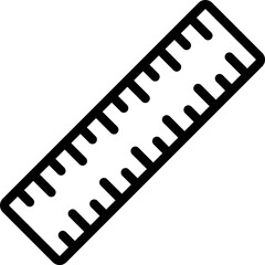 Ruler Vector Icon Design Illustration