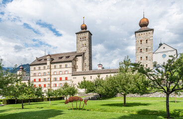 Schloss Stockalber in Brig, Schweiz