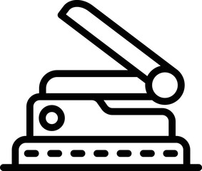 Hole Puncher Vector Icon Design Illustration