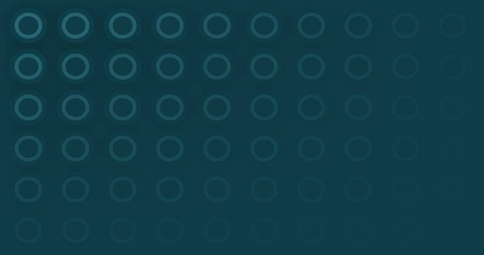 abstract background animation of blue gradation circle bubble dot pattern