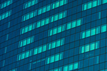 Fototapeta na wymiar windows office building for background