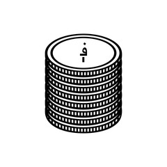 Afghanistan Currency Icon Symbol, Afghan Afghani, AFN Sign. Vector Illustration