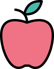 Apple Vector Icon Design Illustration