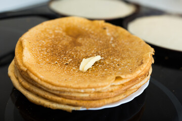 stack of pancakes on a plate