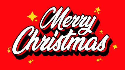 Merry Christmas | Vector File | Merry Christmas Logo
