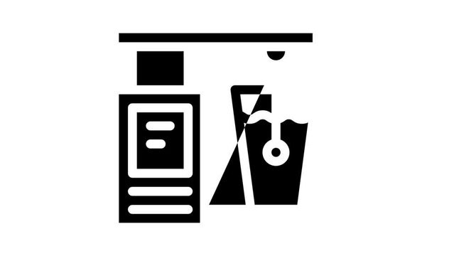 alcohol meter tool glyph icon animation