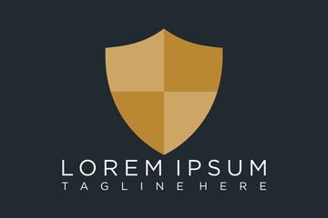 shield logo template ready for use, shielding icon, security and protector symbol