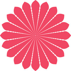 Red flower vector