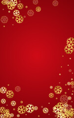 Silver Snow Vector Red Background. Falling