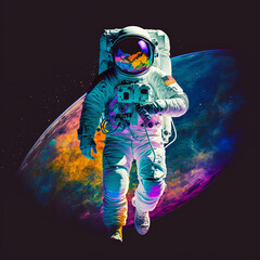 astronaut in space