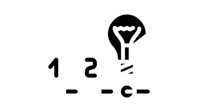 innovation data science glyph icon animation