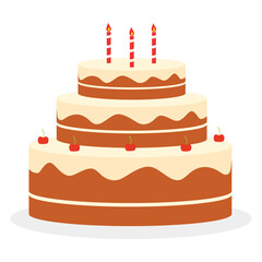 birthday cake illustration